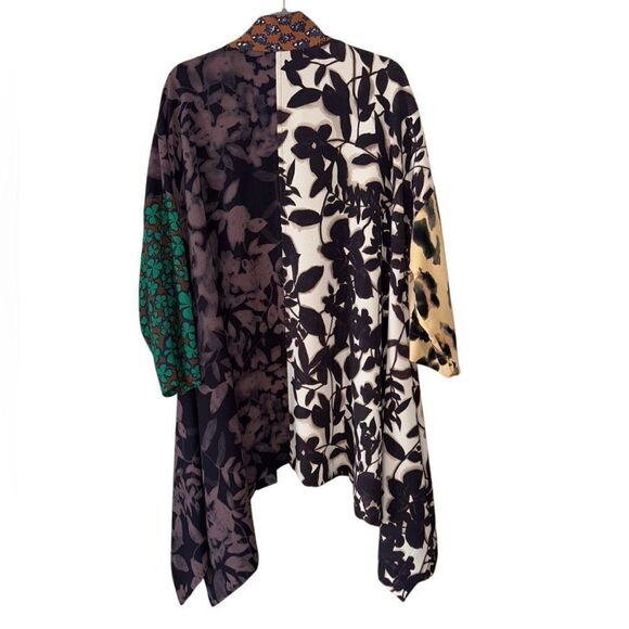 Kedem Sasson Kimono Jacket Multi Print Multi Color - One Size - Picture 2 of 7